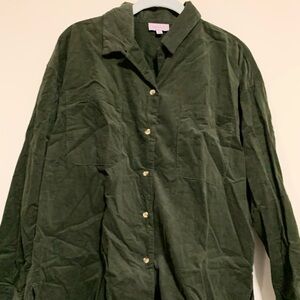 Hanna g army green khaki top